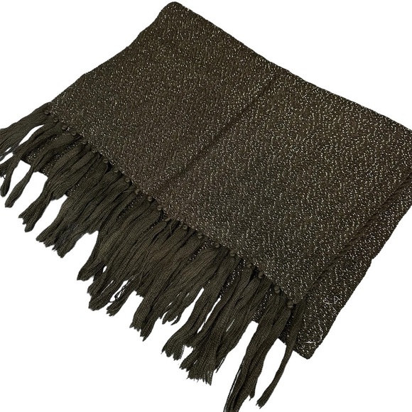 Huge Oversized Warm and Cozy Black Sparkle Scarf - Picture 5 of 10